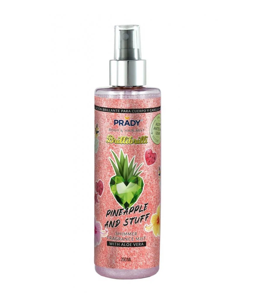 BRUME SCINTILLANTE CORPS ET CHEVEUX PINEAPPLE & STUFF PRADY 250ML