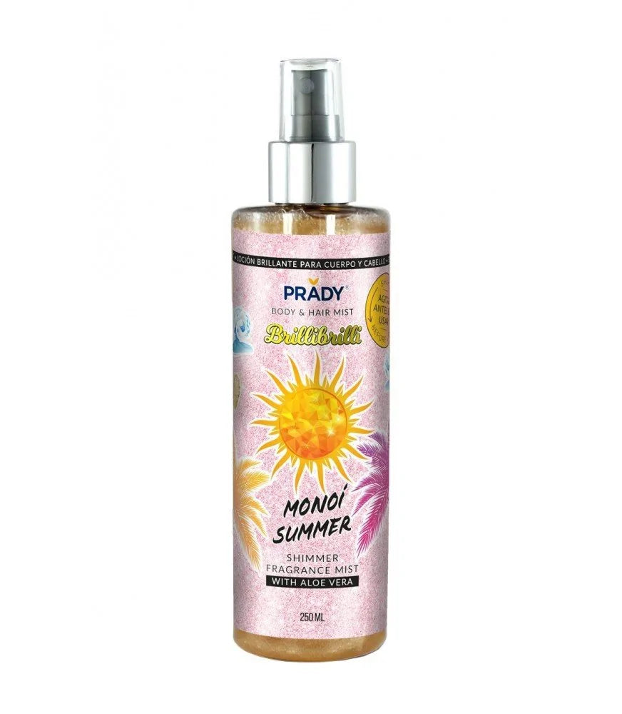 BRUME SCINTILLANTE CORPS ET CHEVEUX MONOÏ SUMMER PRADY 250ML