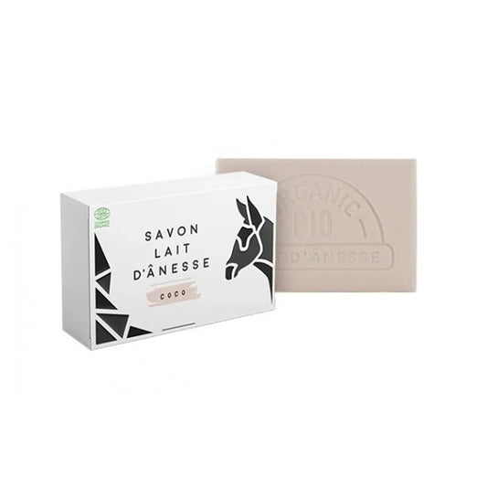 Savons certifiés BIO au lait d'ânesse parfum noix de coco