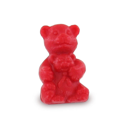 Savon forme ourson rouge - Parfum Cerise