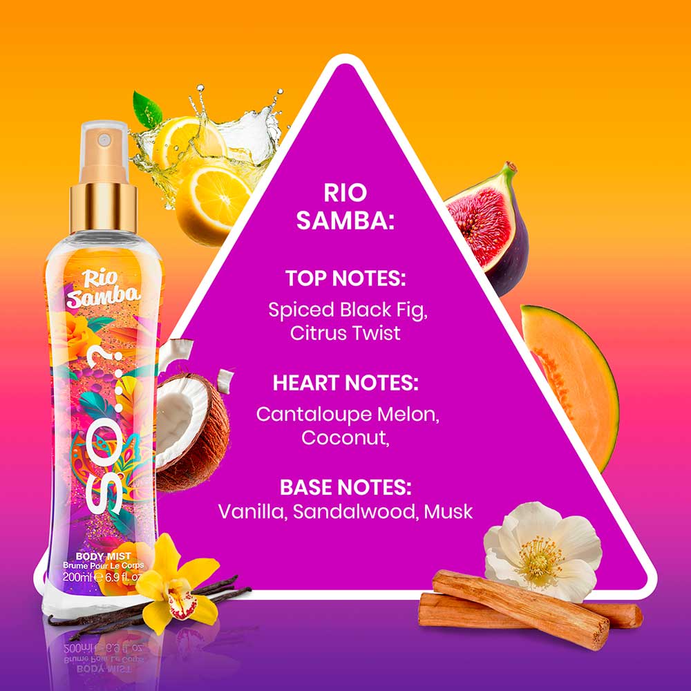 Brume Corps Rio Samba - Coco, Melon, Vanille - 200ml