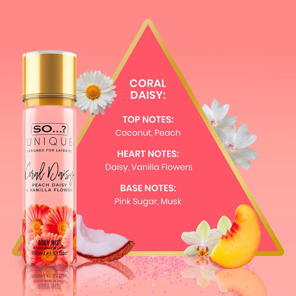 Brume Corps So Unique Coral Daisy - 150ml