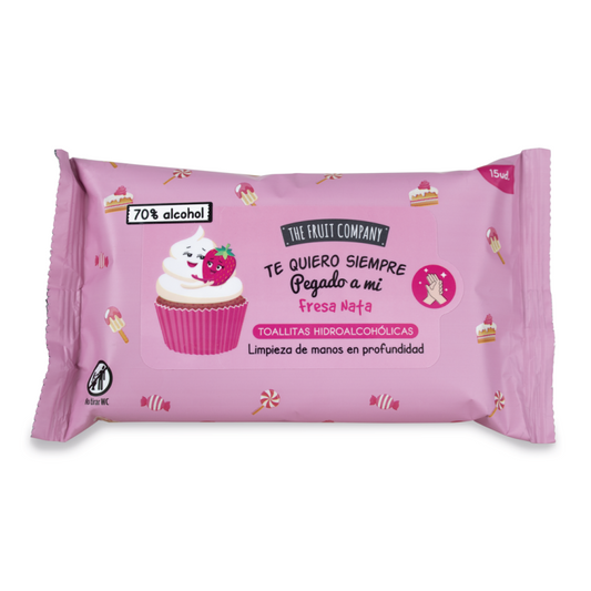 LINGETTES MULTI-USAGE MAINS/VISAGE/WC  FRAISE CHANTILLY