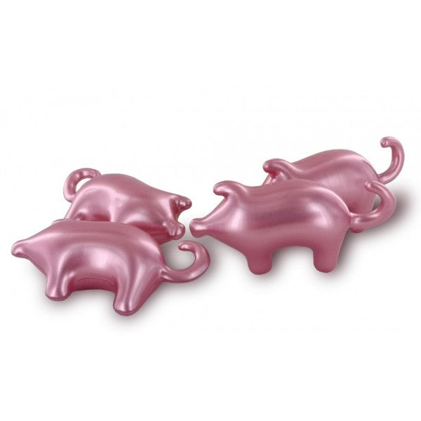 Perles de bain cochon - Parfum rose