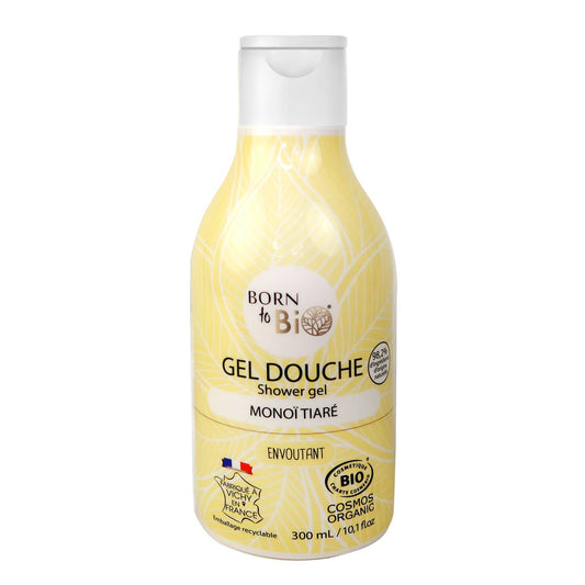 Gel douche Monoï Tiaré Cosmos Organic - Born to Bio 300mL