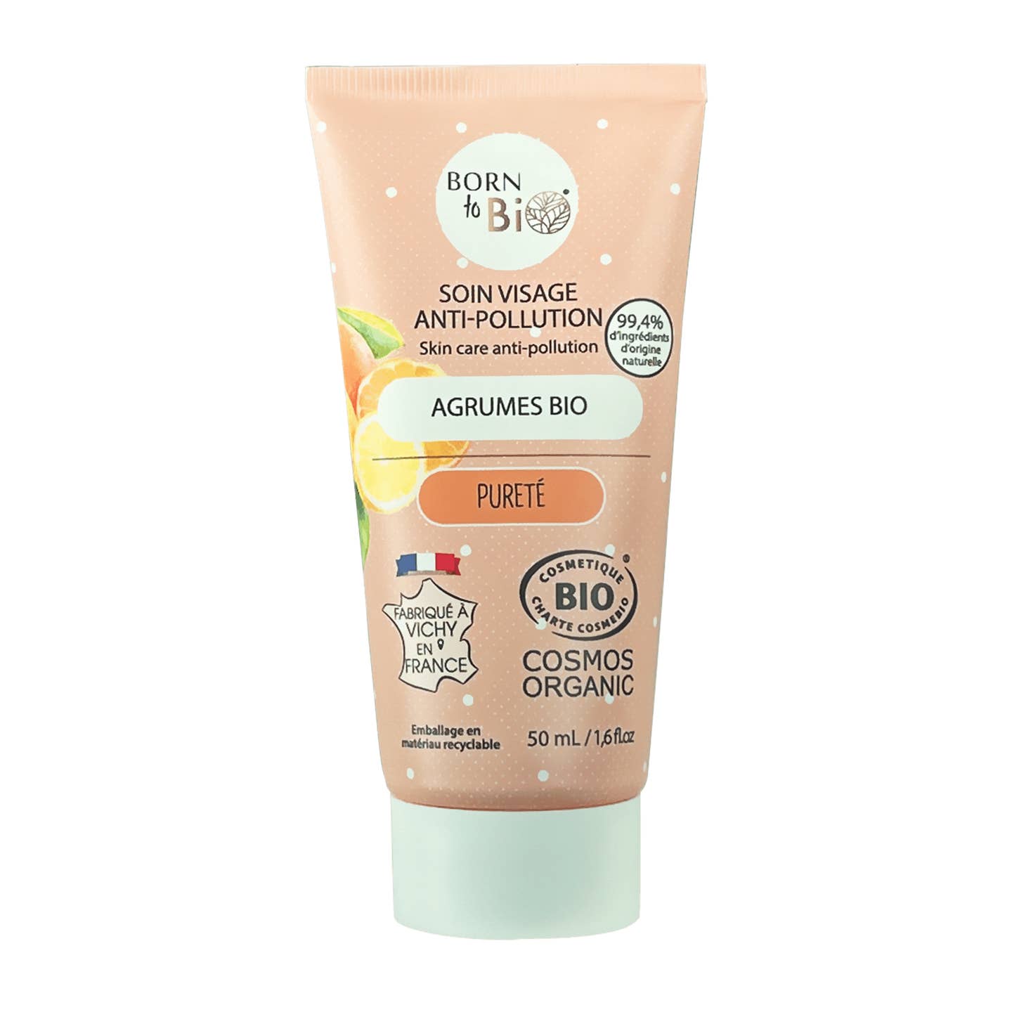 Soin visage anti-pollutionAgrumes Bio - 50mL