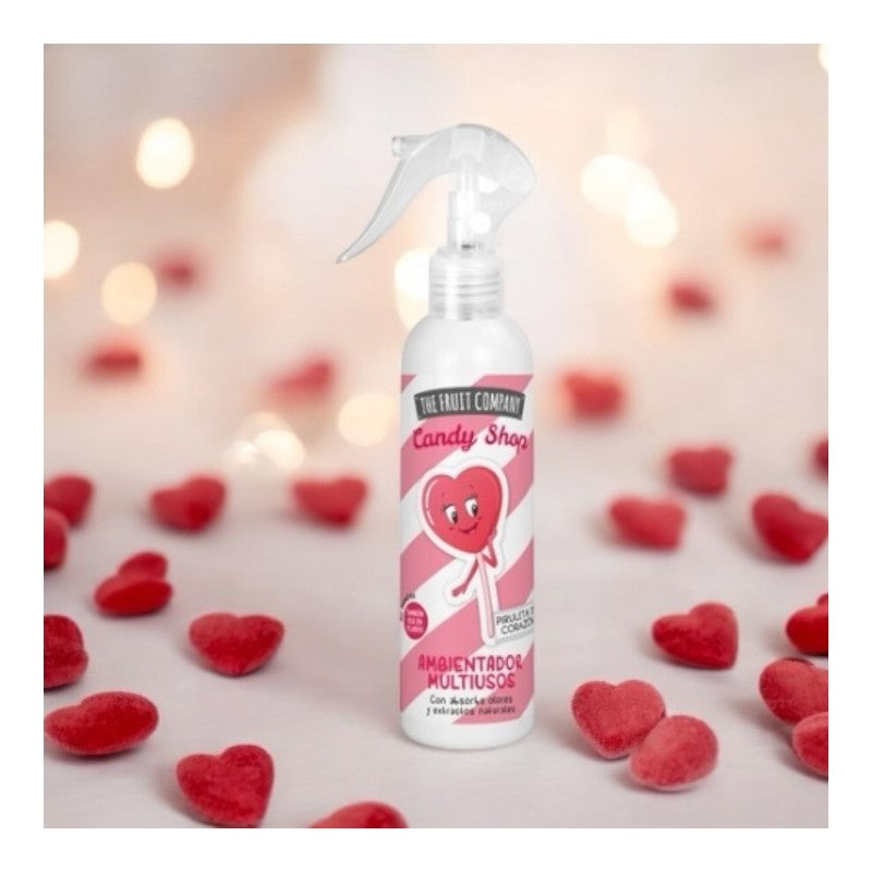 SPRAY D'AMBIANCE ET TISSU THE FRUIT COMPANY "CANDY SHOP" PIRULETA CORAZON