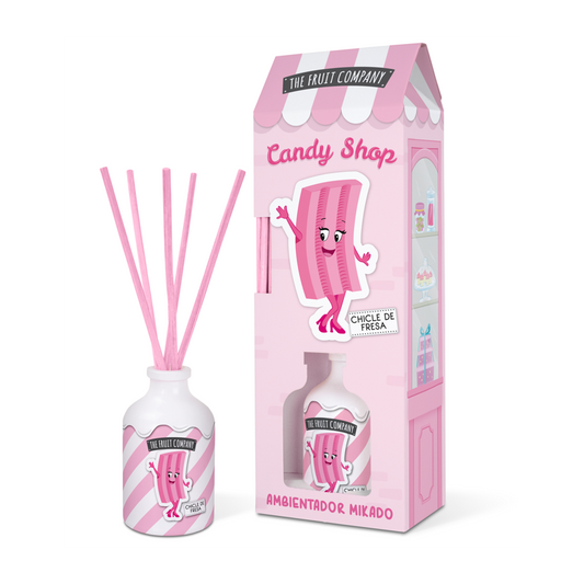 MIKADO THE FRUIT COMPANY CANDY SHOP CHEWING-GUM A LA FRAISE 40ML