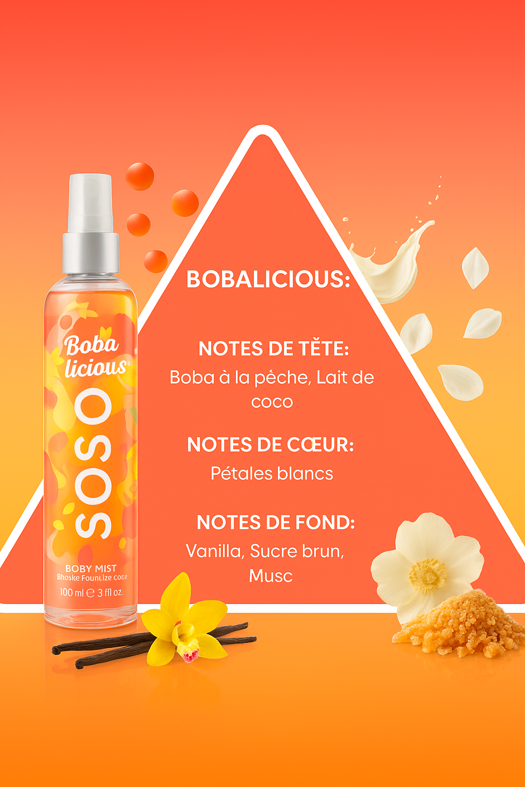 Brume Parfumée Pêche Melba - 100ml