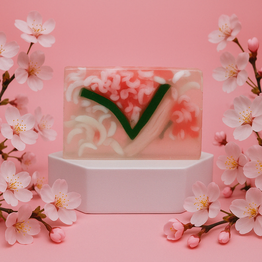 Tranche de savon Sakura