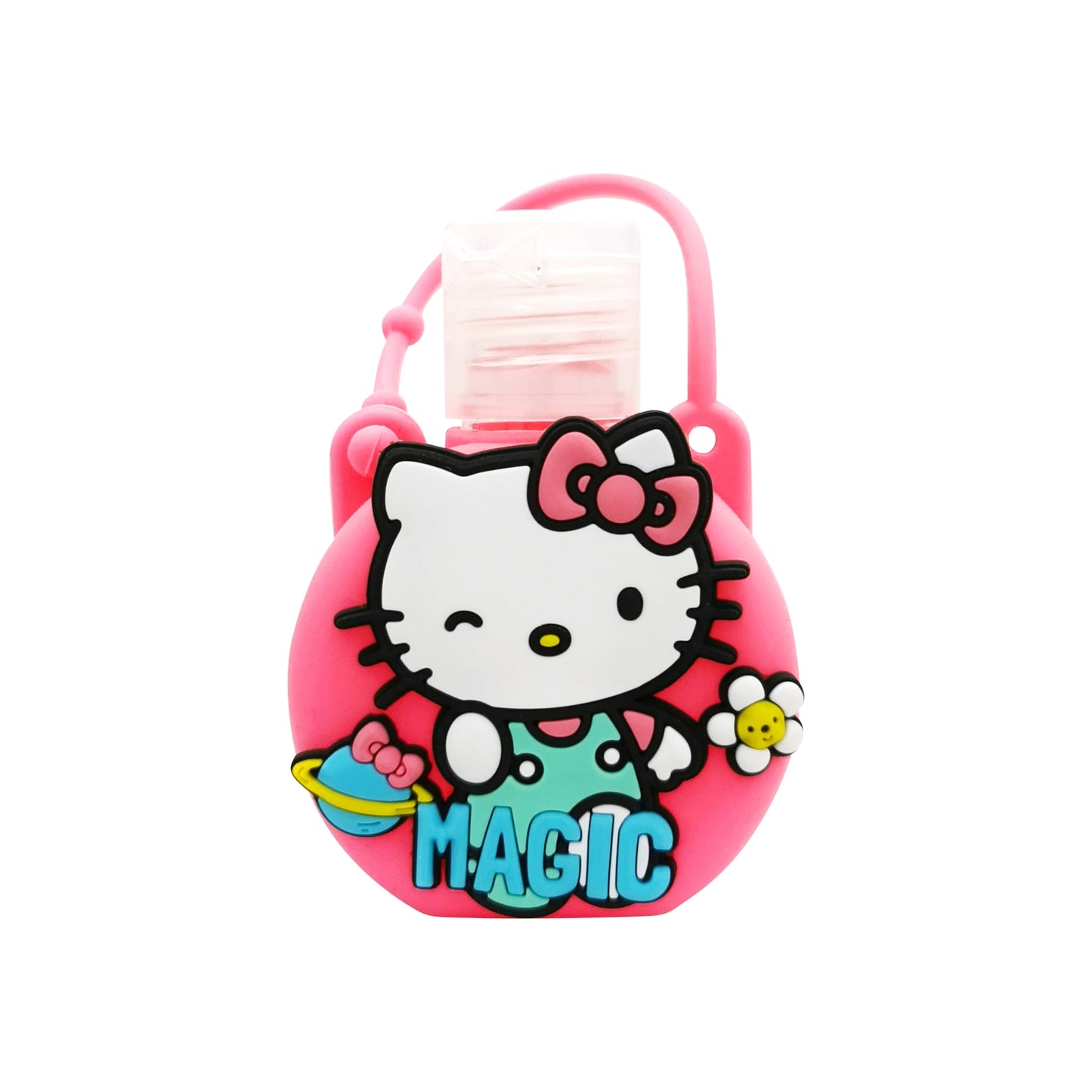 Gel mains nettoyant - Étui en silicone 35 ml Hello Kitty