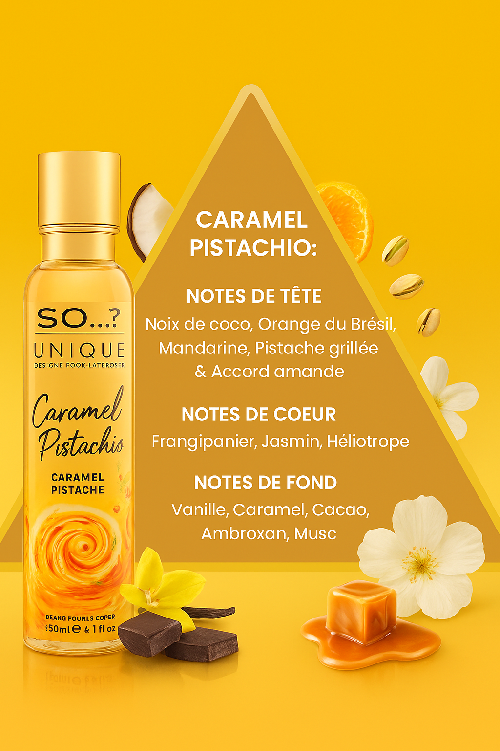 Brume Corps So Unique Caramel & Pistachio - 150ml