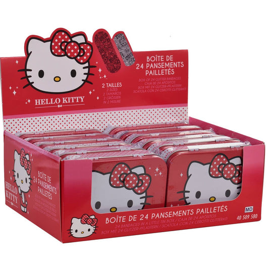 Hello Kitty - Boîte en Métal de Pansements (24 pansements)